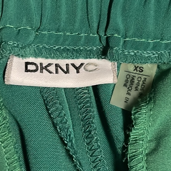 DKNYC Pull On Kelly Green Drawstring Pants XS - Picture 3 of 3